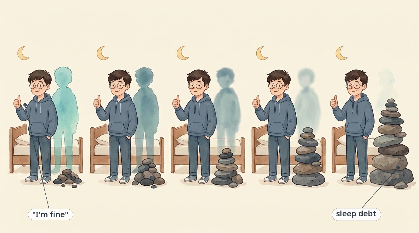 睡眠债：越欠越多，感觉越平